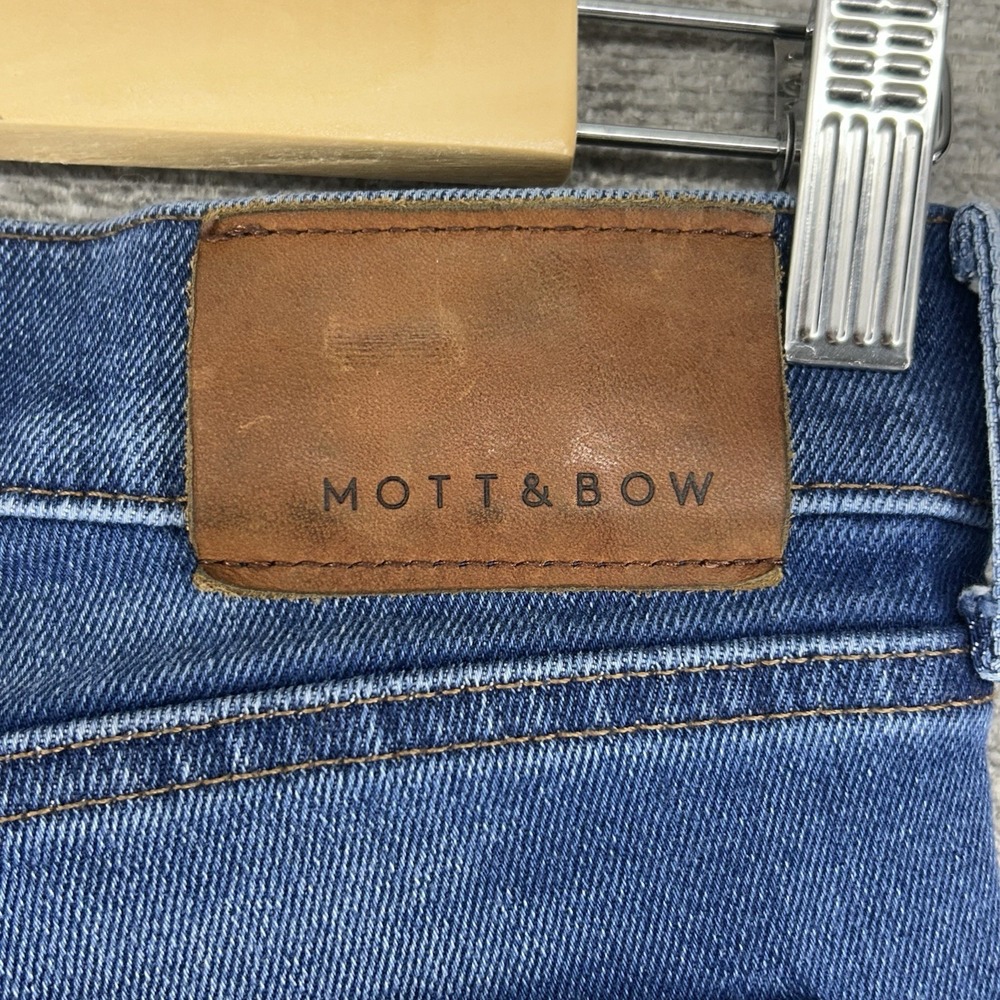 Mott & Bow Slim Fit Jeans Men Size 31x30 Blue Denim Casual - Picture 3 of 11